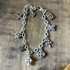 Brighton Eternity Cross Bracelet